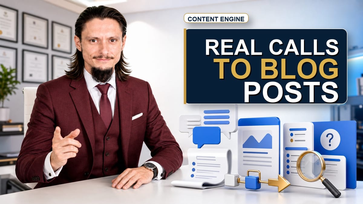 How To Turn Real Conversations Into AI Agency Blog Posts